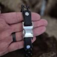 biothane quick release buckle with black BioThane straps for handmade dog collars